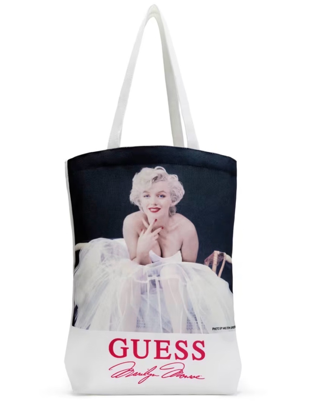 Marilyn Monroe GUESS Black & White Tote